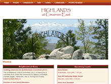 Tablet Screenshot of highlandsatcimarroneast.com